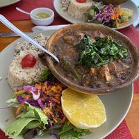 Feijoada muito boa e bem servida!  at Rango Vegan in Salvador