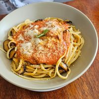 Spaguetti com Cogumelos. at Rango Vegan in Salvador
