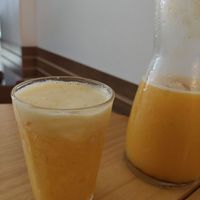 Jug of Maracujá juice (12 BRL) at Rango Vegan in Salvador