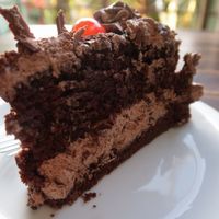 Delicious cake at Rango Vegan in Salvador