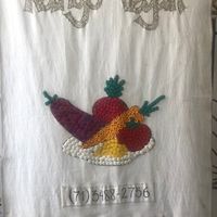 Bt the entrance at Rango Vegan in Salvador