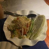 Papaya salad (ask without fish sauce)  at Souksanh Guesthouse in Don Khon