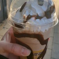 Choco milk shake at VINCENT in Munich