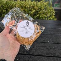 PB sandwich cookie at Stauf's Coffee Roasters in Columbus