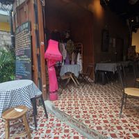 the restaurant /bar at Studiyo bar in Bangkok