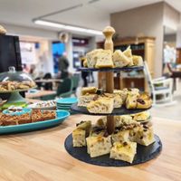 Veganes Focaccia at LeseZeit in Bad Bergzabern