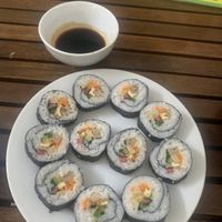 Veggie sushi   at Yen Ninh in Dien Bien Phu