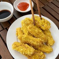 Fried tofu/chicken?   at Yen Ninh in Dien Bien Phu