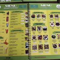 Menu   at Yen Ninh in Dien Bien Phu