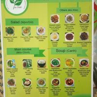 Menu at Yen Ninh in Dien Bien Phu