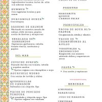 menu de la cena. at Lupe 87 in Villa De Juarez