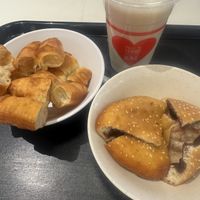 Soy bean drink + vegan snacks   at I Love Yoo! - Suria KLCC  in Kuala Lumpur