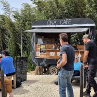 Sunshine and good coffee! at Ona Cafe in Monteverde