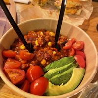 Chilli sin carne   at Green Farmer's in Amsterdam