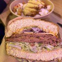 Green Smash burger   at Green Farmer's in Amsterdam