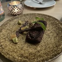 Chocolate avocado lime tartt  at Teatro Downtown in Manama