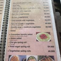 Menu  at Gạo Restaurant & Bar Coffee in Ninh Binh