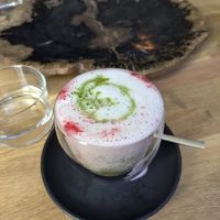 Raspberry Matcha at Spiral in Innsbruck