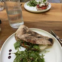 Panini und im Hintergrund das Bruschetta-Brot    at Spiral in Innsbruck