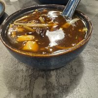 Vegan Hot and Sour Soupp  at Hakka Guelph in Guelph