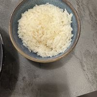 Steamed Rice with an entree   at Hakka Guelph in Guelph