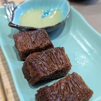 Palm honeycomb cake at Lim Veggie Bistro in Ho Chi Minh City