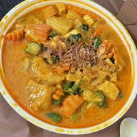Veggie curry with tofu  at Chopp Chop in Orleans