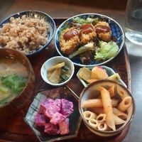 set lunch at Organic House Salute in Kyoto