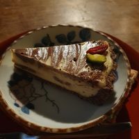 Vegan marble cake at Organic House Salute in Kyoto