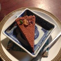 raw chocolate cake. AMAZING at Organic House Salute in Kyoto