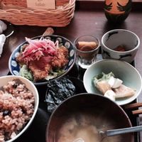 Lunch Set menu at Organic House Salute in Kyoto