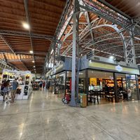 Inside the markets  at El Palacio del Café in Montevideo