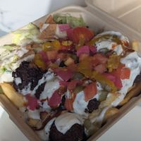 Falafel box at Osmow's Shawarma - Yonge St in Toronto