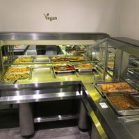 Vegan section of the buffet at Govinda - Downtown in Mendoza