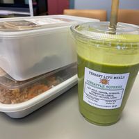 Meals and amazing Vegan Smoothie at Vibrant Life in Moncton