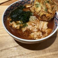 Soba&tempura  at Vegan Soba Tokyo Ayler in Tokyo