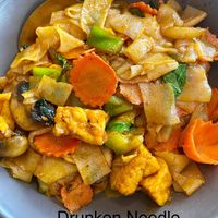 Drunken Noodle   at Sutha Thai Kitchen in Tustin
