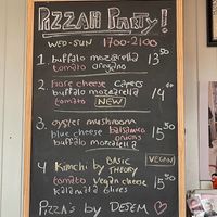 Pizza menu  at Brewpub De Kromme Haring in Utrecht