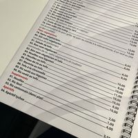 Menu avec section végétarien   at Le Petit Fric in Mons