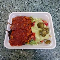 Veggie veracruz naked burrito... LOL at Mad Mex in Wantirna South