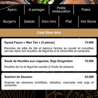 Menu  at Restaurant Quai 5 in Mons