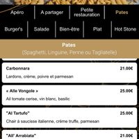 Menu  at Restaurant Quai 5 in Mons