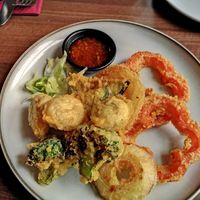 Veg tempura at Thairiffic Restaurant in Glasgow