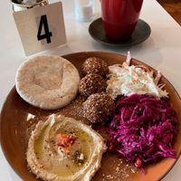 Falafel plate  at Dar Tèta in Colac