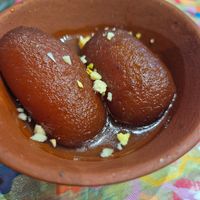 Gulab jamun at Dosa Paratha Corner in Saffron Walden