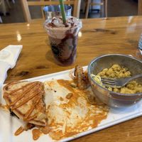 Took a break from eating this delicious food to take a quick photo before it was gone 😀  at Bombay Food Junkies in St Louis