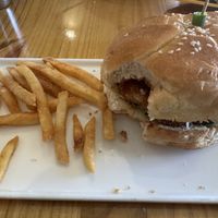 chicken sandwichh  at Bombay Food Junkies in St Louis