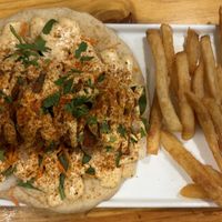 s'rimp po'boy wrap!  at Bombay Food Junkies in St Louis