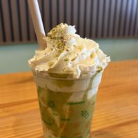 pistachio kulfi shake!  at Bombay Food Junkies in St Louis