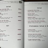 Menu 2  at OM - Vegan Bistro in Qui Nhon